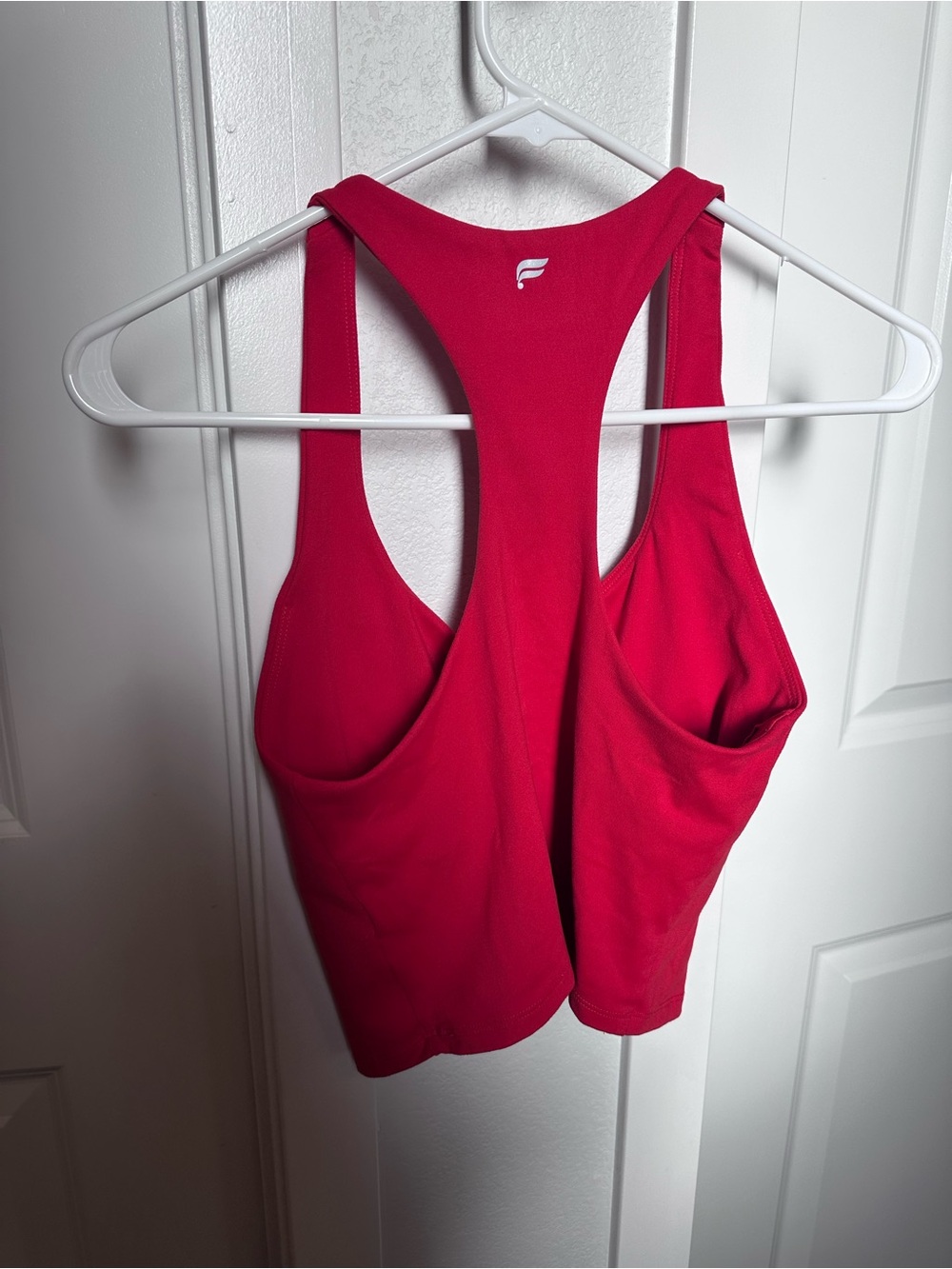 Fabletics Red Racerback Crop - Picture 2 of 2